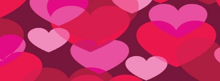 Valentine Day Hearts Cloud Facebook Covers
